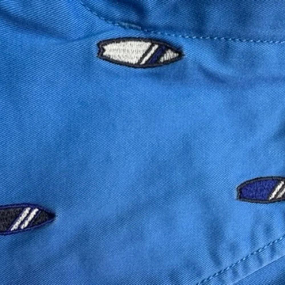 EUC Vineyard Vines Blue Chino Shorts with Surf Boards 2T - Picture 3 of 7